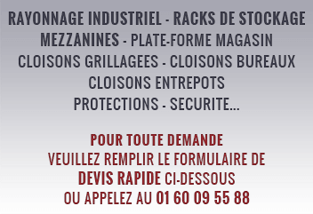 Vente et installation de Rayonnages Industriels occasions multimarques (neufs ou occasions)