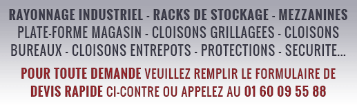 Vente et installation de Racks Industriels occasions multimarques (neufs ou occasions) Vente et installation de Racks Industriels occasions multimarques (neufs ou occasions)